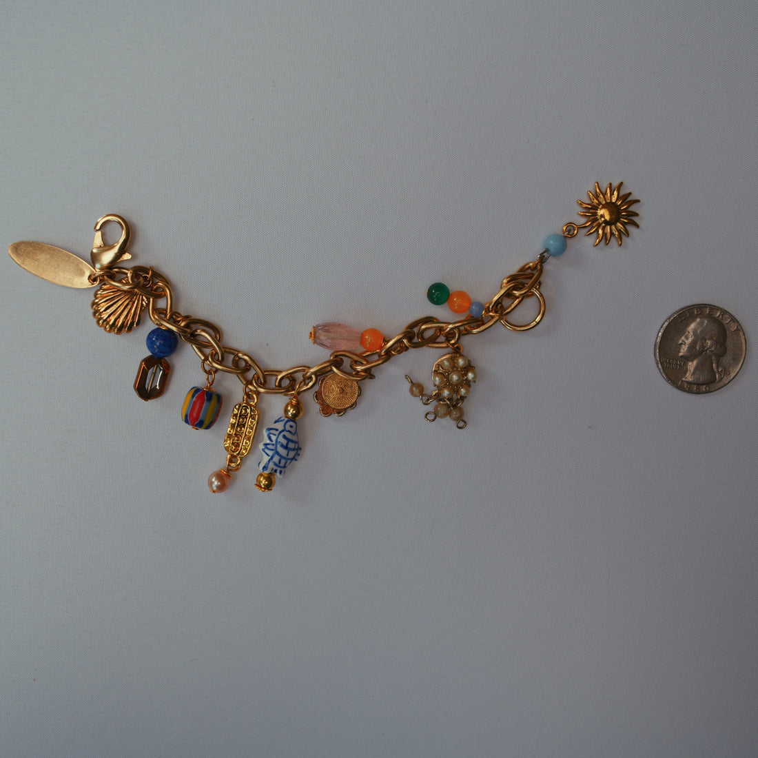 One-of-a-Kind Vintage Charm Bracelet