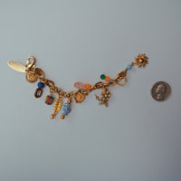 One-of-a-Kind Vintage Charm Bracelet