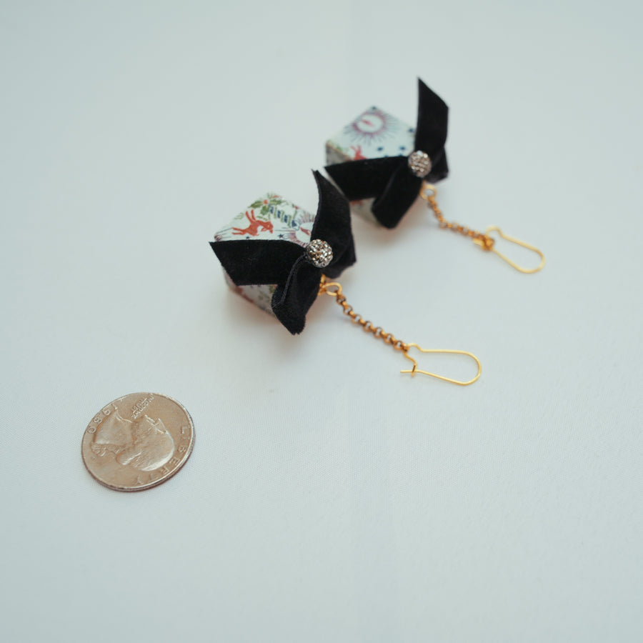 Christmas Present Earrings - Small