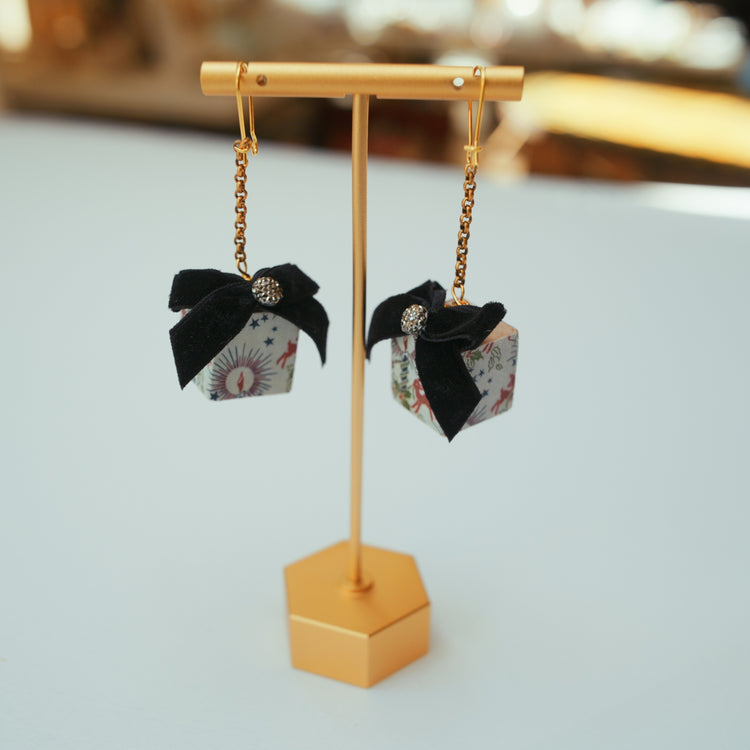 Christmas Present Earrings - Small