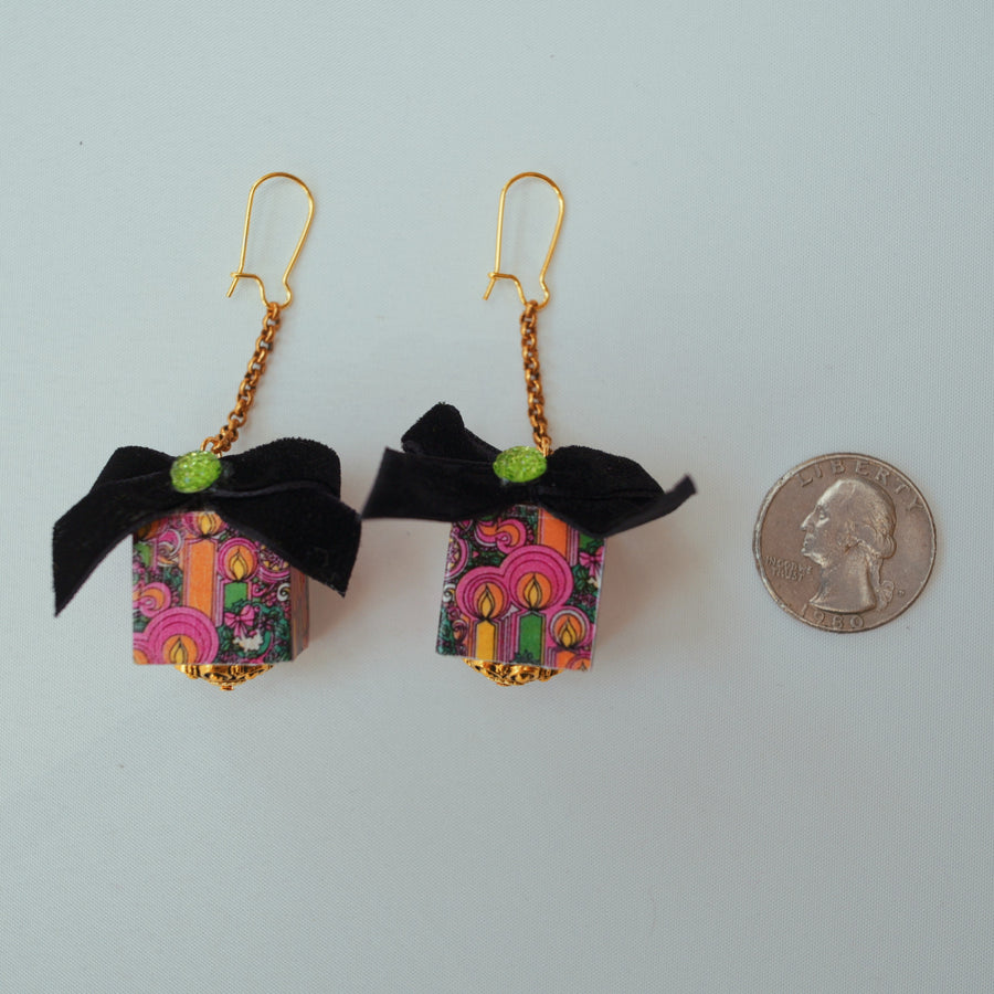Christmas Present Earrings - Small