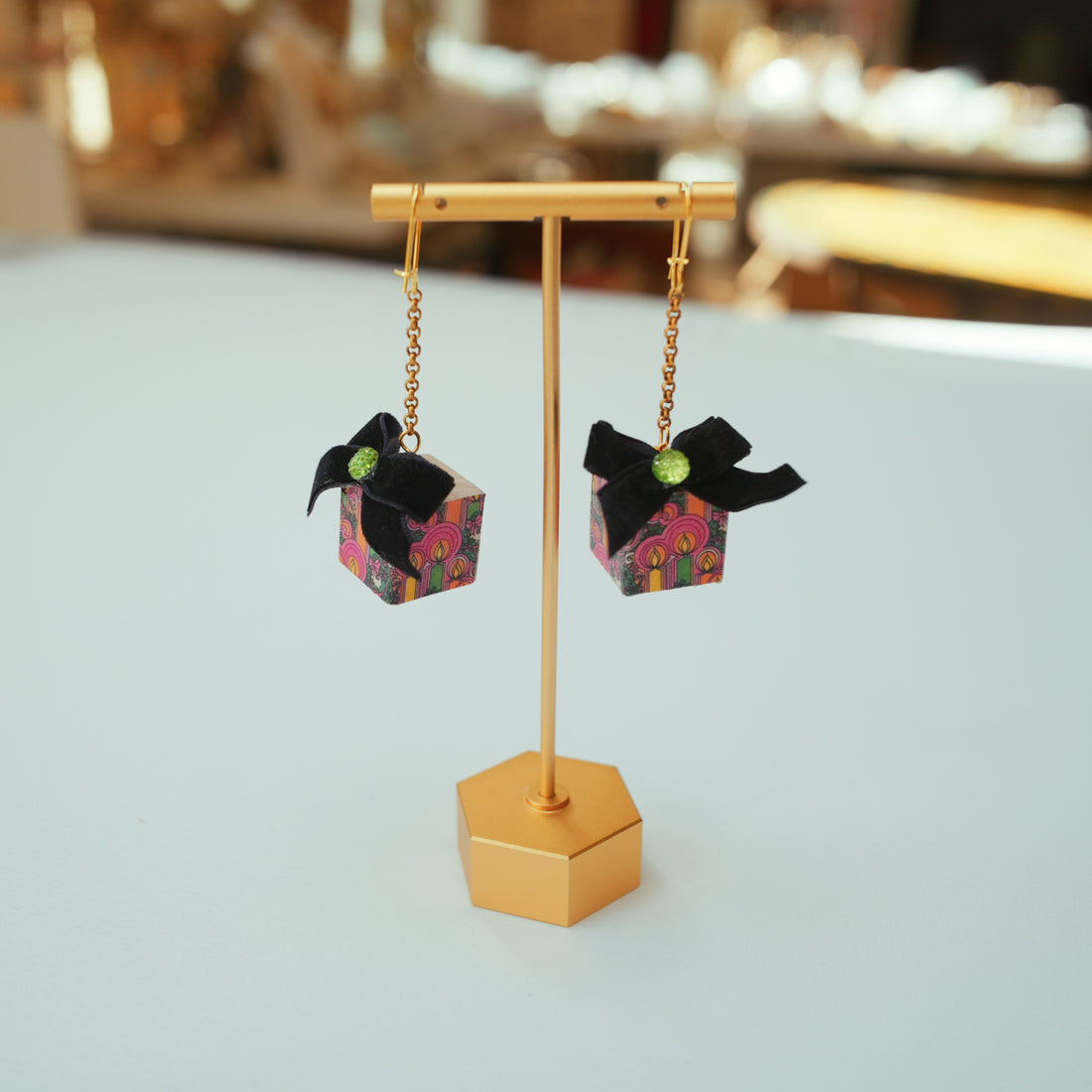Christmas Present Earrings - Small