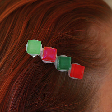 One-of-a-Kind Mosaic Barrettes - Small