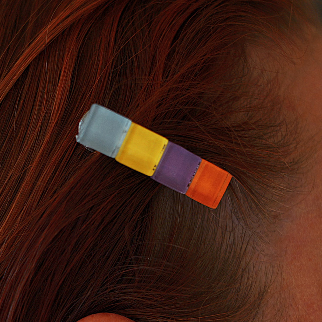 One-of-a-Kind Mosaic Barrettes - Small