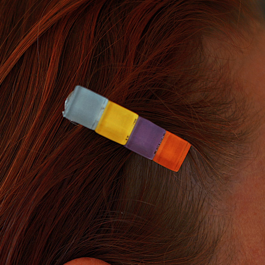 One-of-a-Kind Mosaic Barrettes - Small