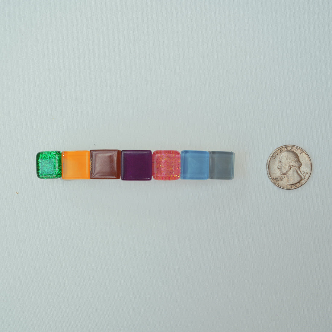 One-of-a-Kind Mosaic Barrettes - Large