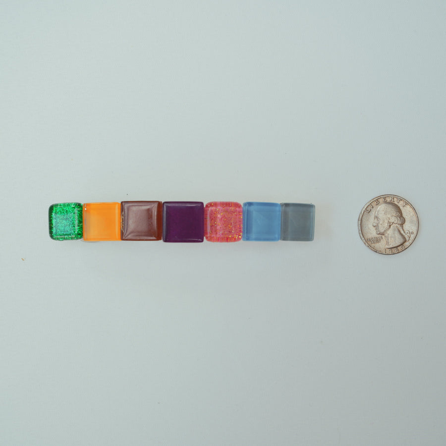 One-of-a-Kind Mosaic Barrettes - Large