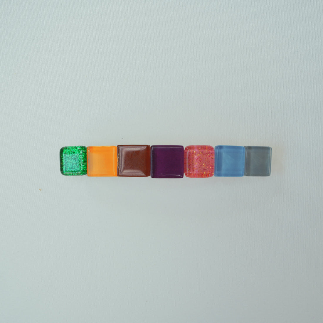 One-of-a-Kind Mosaic Barrettes - Large