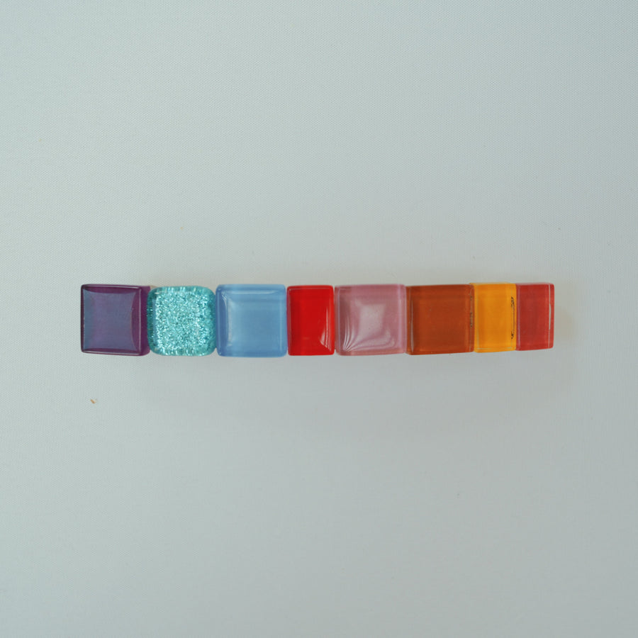 One-of-a-Kind Mosaic Barrettes - Large