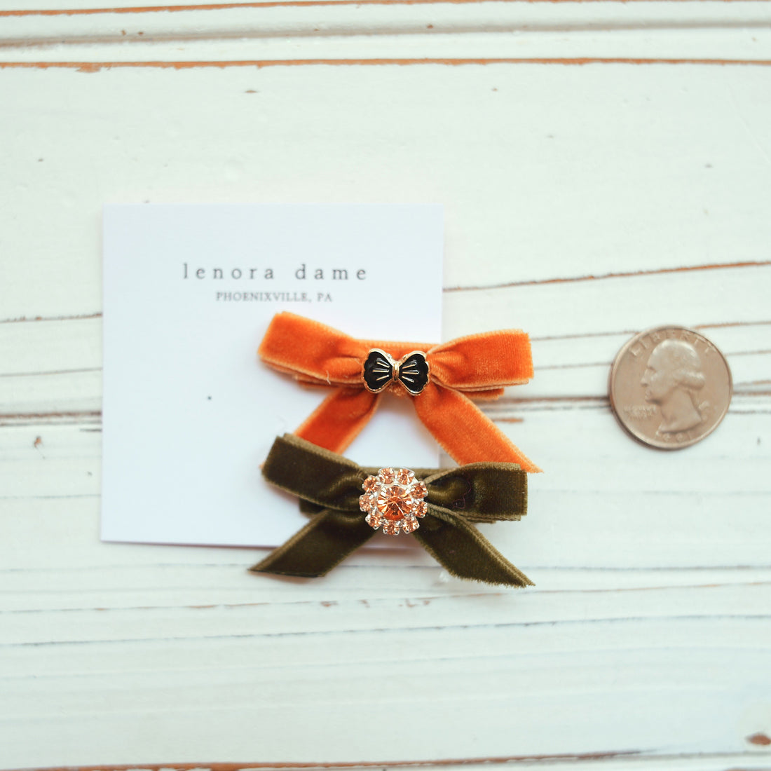 One-of-a-Kind Velvet hair bow