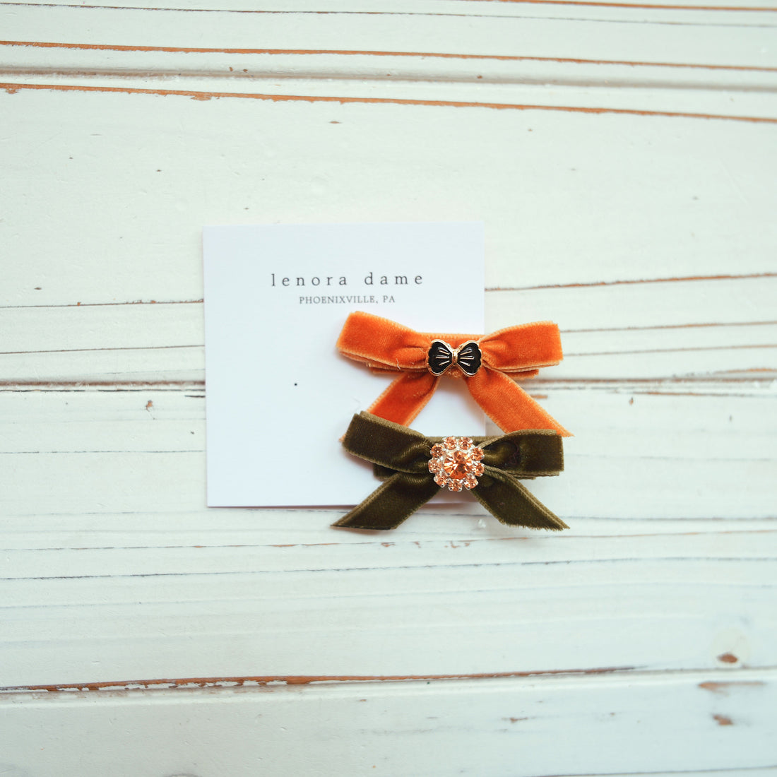 One-of-a-Kind Velvet hair bow