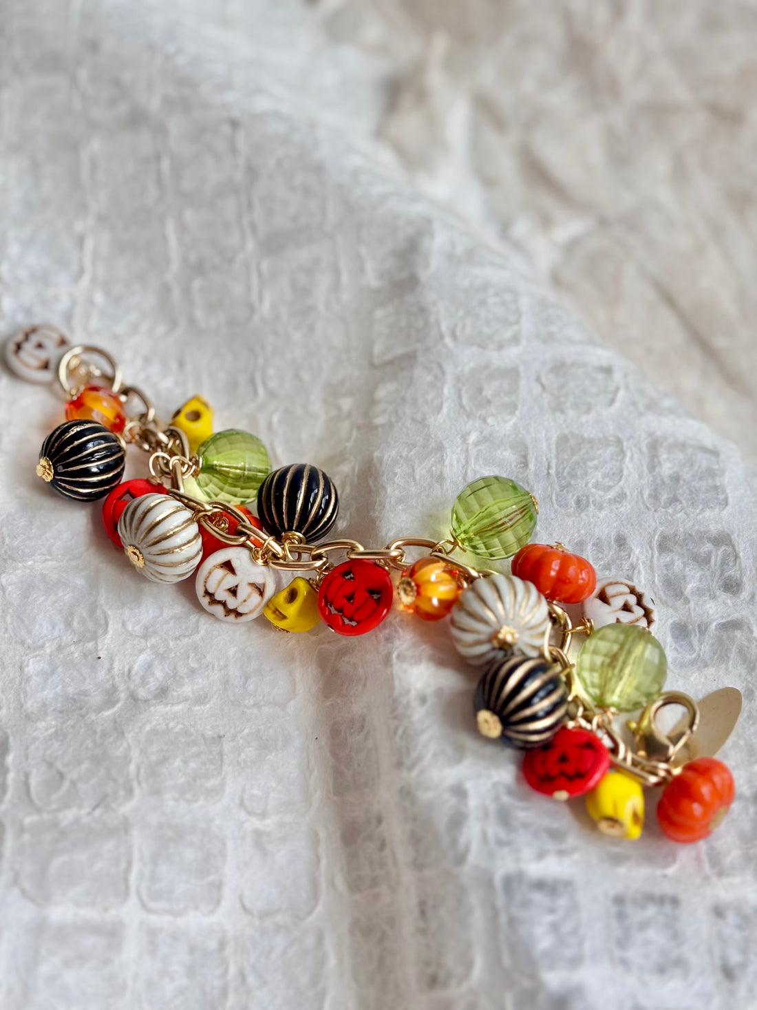 Pumpkin King Halloween Bracelet