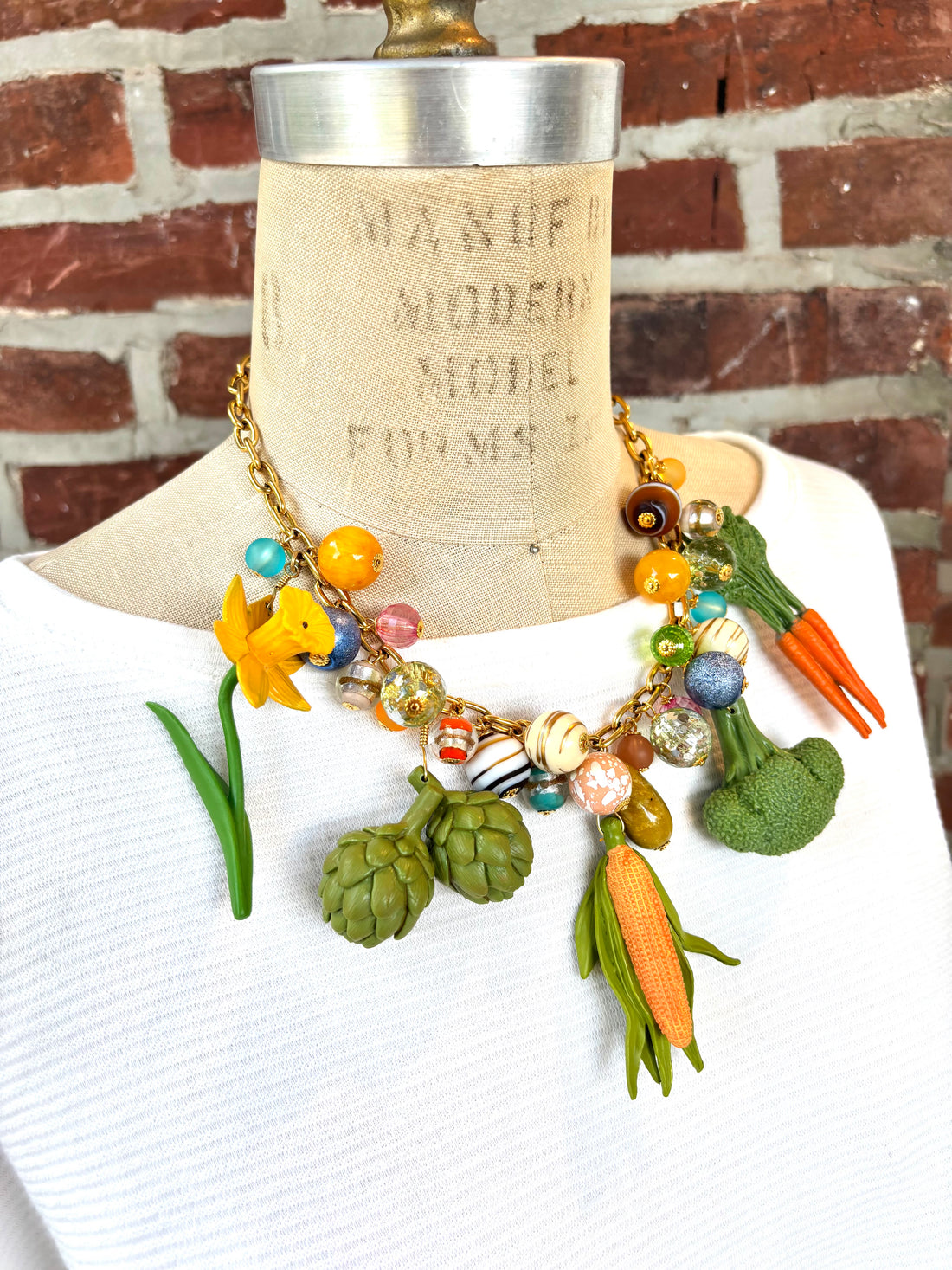 Garden Vegetable Necklace