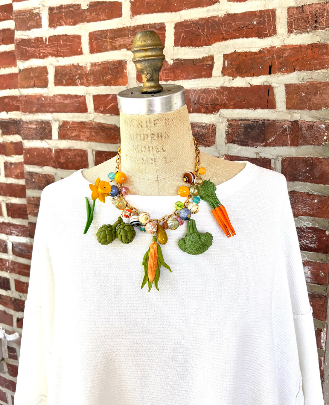 Garden Vegetable Necklace