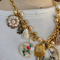 Vintage Mermaids Charm Necklace