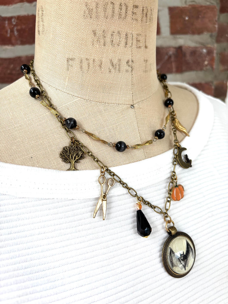 Ghostly Halloween Necklace