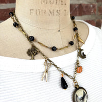 Ghostly Halloween Necklace