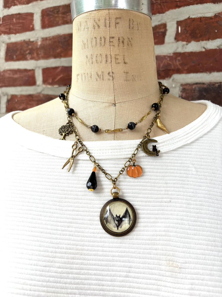 Ghostly Halloween Necklace