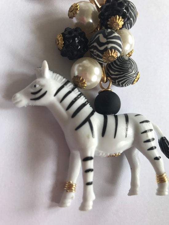 Zebra Bag Charm