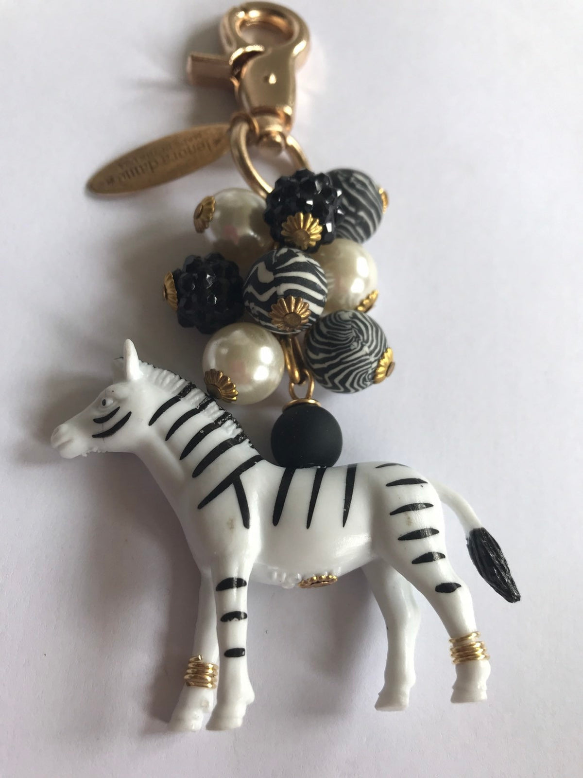 Zebra Bag Charm