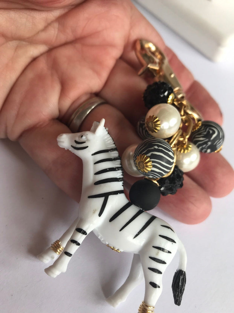 Zebra Bag Charm