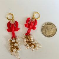 Lobster Dangle Earrings