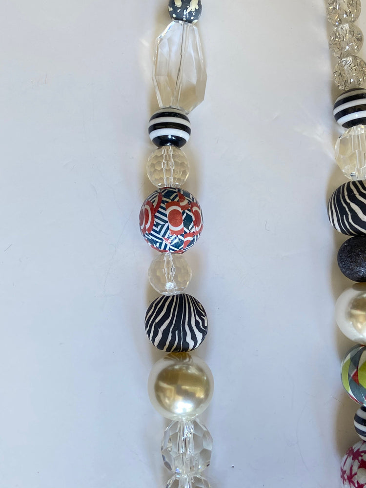 Long Queen Mum Graphic Necklace