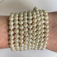 Pearl Audrey Wrap Bracelet