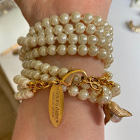 Pearl Audrey Wrap Bracelet