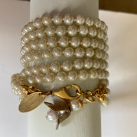 Pearl Audrey Wrap Bracelet