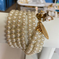 Pearl Audrey Wrap Bracelet