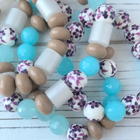 4-Piece French Bread Stretch Bracelet Set