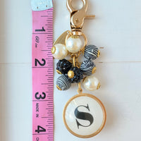 Monogram Purse and Bag Charm - Keychain Charm