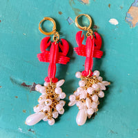Lobster Dangle Earrings
