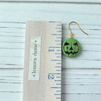 Pumpkin King Halloween Earrings