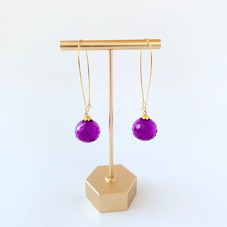Christmas Bulb Dangle Earrings - 2 Color Choices!