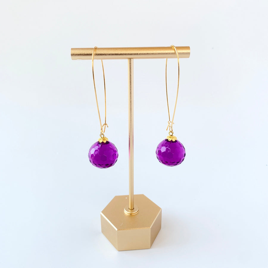 Christmas Bulb Dangle Earrings - 2 Color Choices!