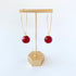 Christmas Bulb Dangle Earrings - 2 Color Choices!