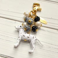 Dalmatian Purse Charm - Keychain Charm