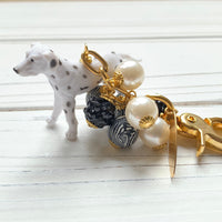 Dalmatian Purse Charm - Keychain Charm