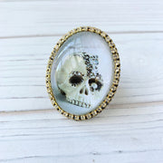 Lenora Dame Calavera Skull Statement Ring