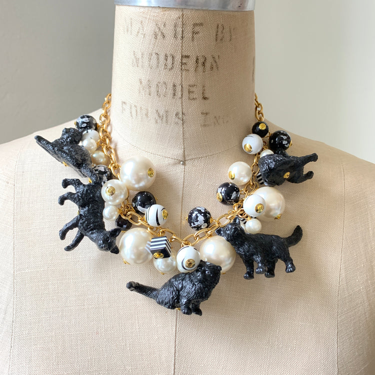 Spooky Cat Necklace