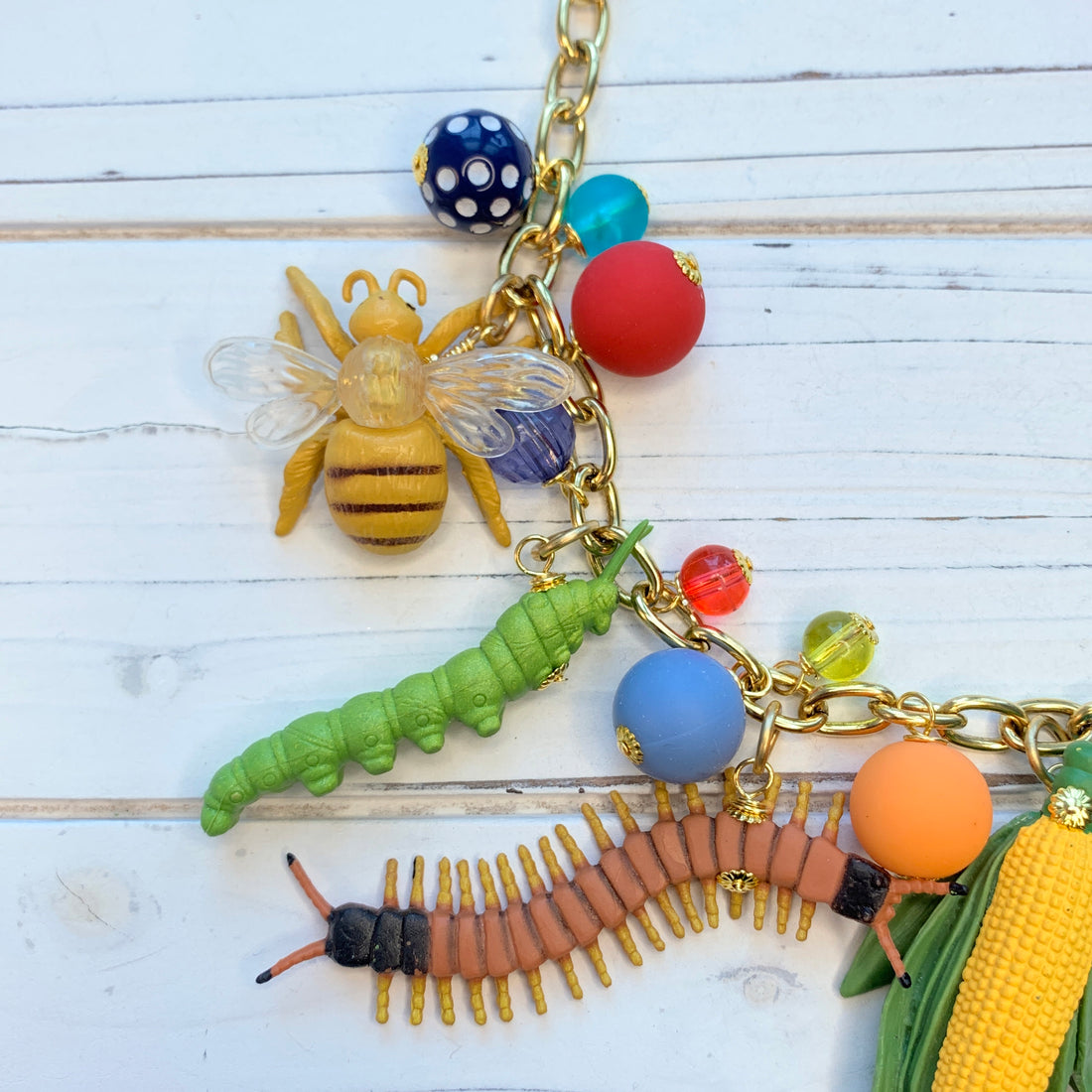 Lenora Dame Garden Bugs Necklace