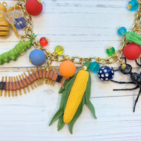 Lenora Dame Garden Bugs Necklace