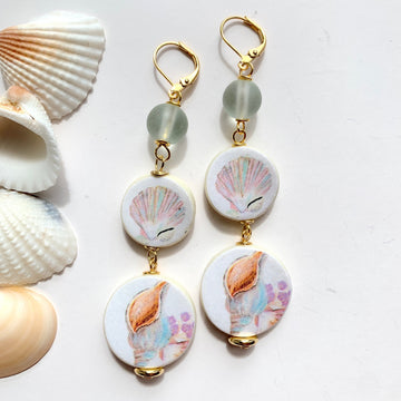 Seashell Drop Earrings