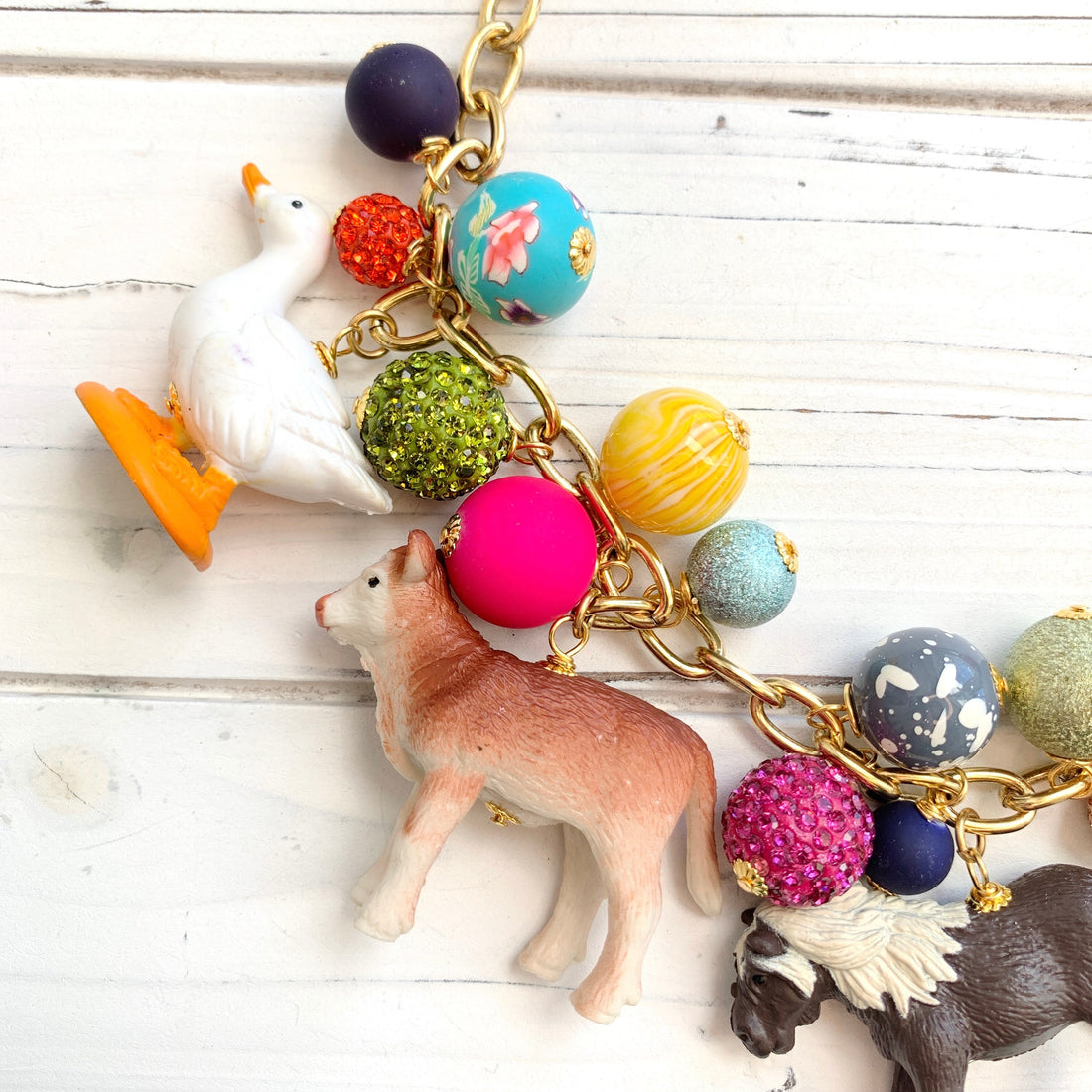 Farm Life Animal Charm Necklace