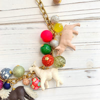 Farm Life Animal Charm Necklace