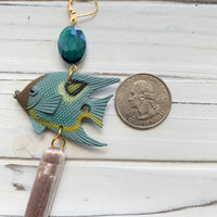 Lenora Dame Tropical Fish Earrings