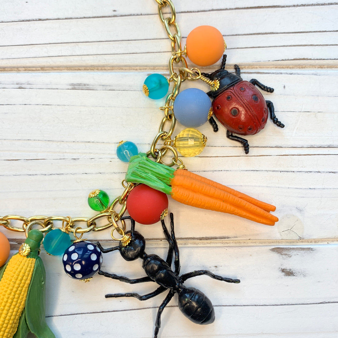 Lenora Dame Garden Bugs Necklace