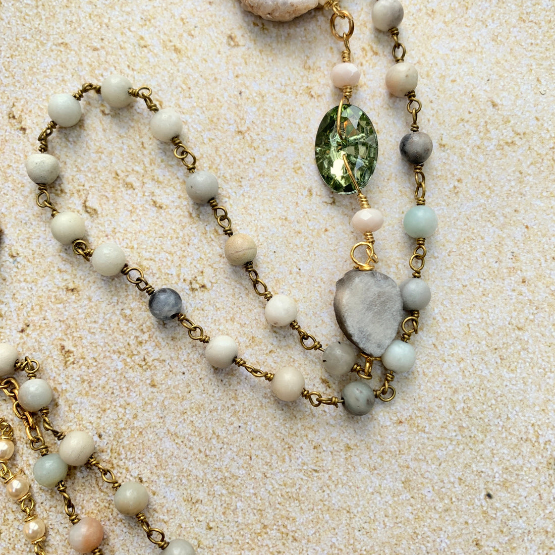 Lenora Dame Beachcomber Found Treasures Necklace